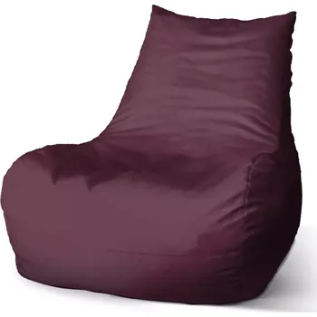 Sedací pytel Sablio Sedací vak Bean Červeno fialová: 100 x 90 x 45 cm