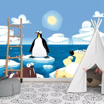 Tapeta Sablio Tapeta Lední zvířátka - 125x75 cm
