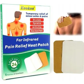 HŘEJIVÉ NÁPLASTI PROTI BOLESTI ZAD 6KS FAR INFRARED 8x12cm S KAPSAICINEM