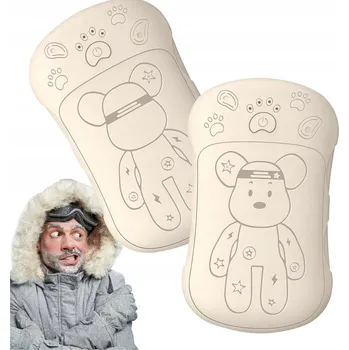 Bezpečnostní kamera Elektrický Ohřívač Rukou 2*3000 mAh MEDVÍDEK, doba ohřevu 18 h