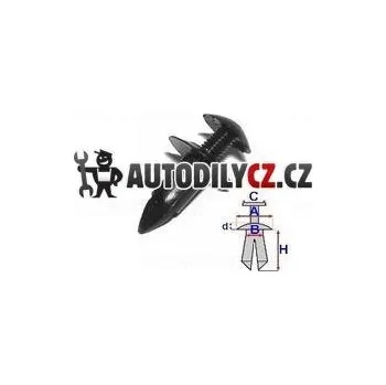 Blatník karosérie Příchytka blatníku - 10 ks, RO B23147