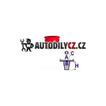 Lišta karosérie Příchytka do otvoru pro boční lišty - 100 ks