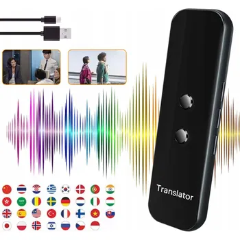 Kancelářská technika HLASOVÝ PŘEKLADAČ Bluetooth pro cestování TRANSLATOR 150 JAZYKŮ ŘEČI