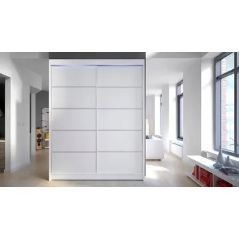 Šatní skříň Skříň Veneti PIRITU 150 x 200 x 58 cm bílá