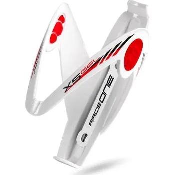 Košík na láhev Košík Držák na lahev na pití RACEONE X5 bílo-červený