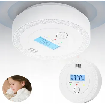 Bezpečnostní detektor DETEKTOR OXIDU UHELNATÉHO SENZOR PLYNU BEZDRÁTOVÝ LCD ALARM