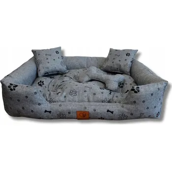 Pelíšek pro psa Pelíšek pro psa voděodolný 75x55 cm tlapky PERRO