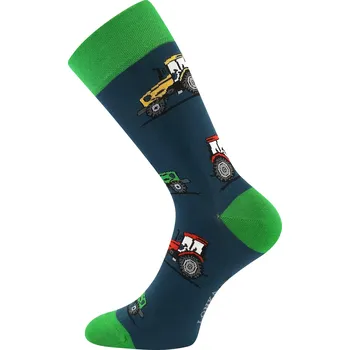Pánské ponožky DEPATE barevné veselé ponožky Lonka - TRAKTORY - 1pár EXTRA 39-42