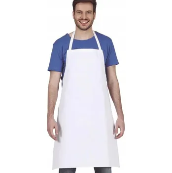 Kuchyňská zástěra Bílý univerzální zástěra - pro dospělé