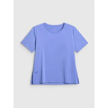 Dámské volné tréninkové tričko s rychleschnoucím efektem - modré