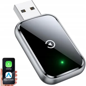 Bluetooth adaptér Bezdrátový adaptér CarPlay / Android Auto, černý