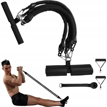 ODPOROVÉ GUMY NA CVIČENÍ SADA 4 GUM S ÚCHYTY NEJVYŠŠÍ KVALITA