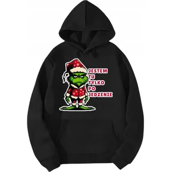 Pánská mikina PÁNSKÁ MIKINA GRINCH VÁNOCE MIKULÁŠ DÁREK BAVLNA L