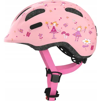 Cyklistická přilba Dětská cyklistická helma Abus Smiley 2.0 růžová S 45-50 cm