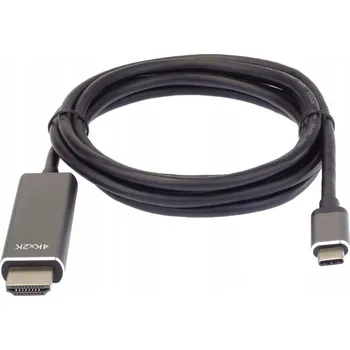 Video kabel PremiumCord KU31HDMI08 Adaptérový kabel 1,8 m HDMI Typ A (Standard) na USB-C, černý