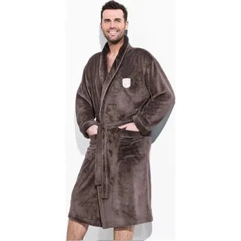 Pánský župan Pánský hřejivý župan s límcem - L&L, Námořnictvo XXL i556_15477_1756_89