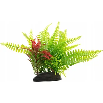 Dekorace do akvária AQUA NATURA Umělá rostlina dekorace do akvária terária Kapradina 18 cm