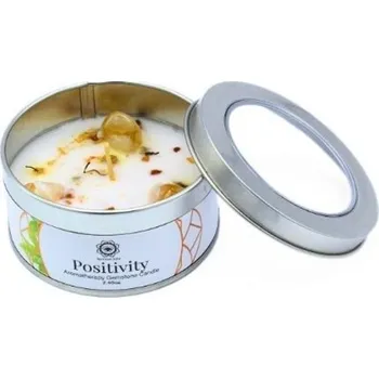 Svíčka Svíčka Green Tree Gemstone Pozitivita - zelený čaj 70 g