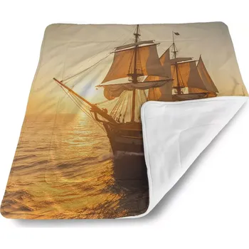 deka Sablio Deka pro miminko Plachetnice na klidném moři 2 - 80x100 cm