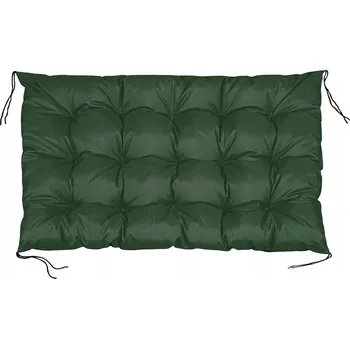 Podsedák Polštář zahradní 120x80 cm na lavici z palet voděodolný zelený