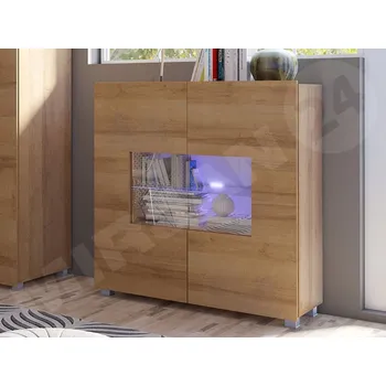 Komoda Komoda Veneti 100 x 35 x 107 cm odstíny hnědé