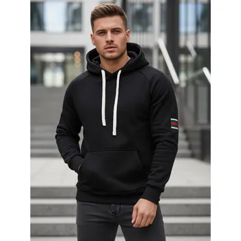 Pánská móda Pánská černá mikina s kapucí DStreet Other 3496953