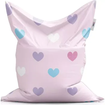 Sedací pytel Sablio Sedací vak Classic Srdce vedle srdce - 200x140 cm