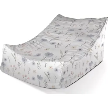 Sedací pytel Sablio Sedací vak Lounge Jemné květy - 80 x 95 x 50 cm