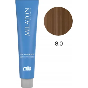 Barva na vlasy Barva Mila Milaton High Cover Natural 8.0 přírodní světlá blond 100 ml