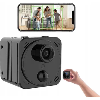 IP kamera Mini WiFi 4K kamera s detekcí pohybu a nočním IR viděním