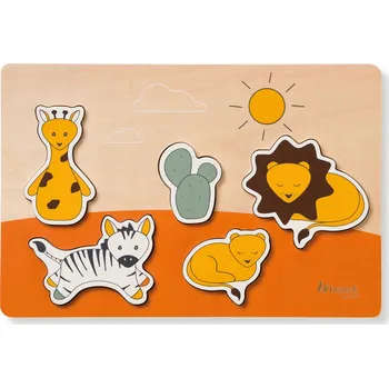 Puzzle Hauck dřevěné Puzzle vkládací Puzzle N Fit Safari