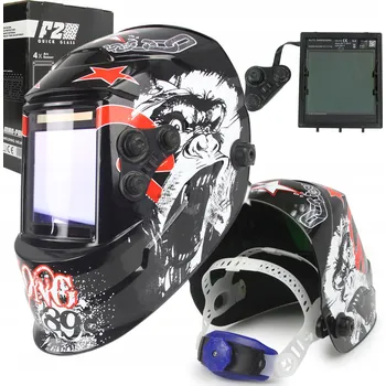 Svářečská kukla Svářecí kukla samostmívací + filtr F2 QUICK GLASS 5,3"