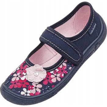 Chlapecké bačkory Viggami dětské papuče na suchý zip, modré, velikost 26