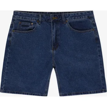 Pánské kraťasy Pánské modré krátké džínové kraťasy volného střihu PROSTO Baggy Shizzo L