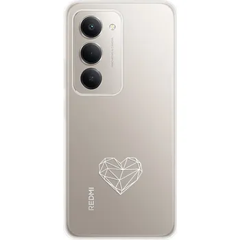 Pouzdro na mobilní telefon Odolné silikonové pouzdro iSaprio - čiré - Digital Love - Xiaomi Redmi 15