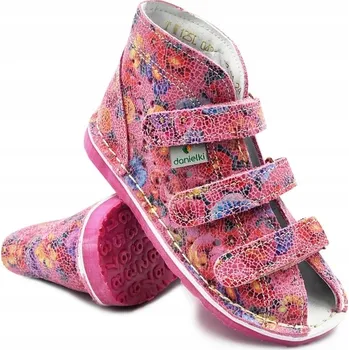 Dámská obuv Danielki z přírodní kůže, růžové, velikost 23