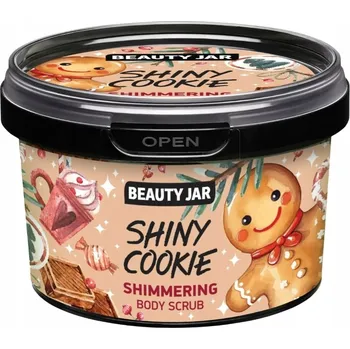 Tělový peeling Beauty Jar Rozjasňující tělový peeling Shiny Cookie 300g