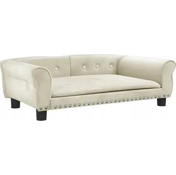 Pelíšek pro psa VidaXL Pelíšek pro psa, krémový, 95x55x30 cm