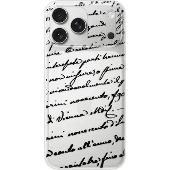 Pouzdro na mobilní telefon Odolné silikonové pouzdro iSaprio - Handwriting 01 - black - iPhone 17 Pro Max