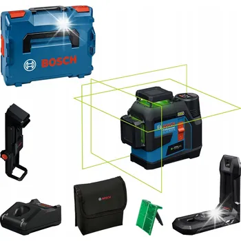 Měřící laser Laser 3 paprsky, 3x360 stupňů BOSCH GLL 12V-100-33 CG 0601065401 2Ah
