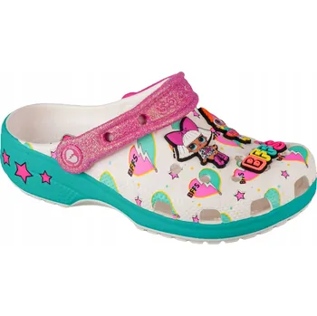 Dámská obuv Crocs L.O.L. Surprise! Diva 209466-100 barevné pantofle Crocs J2 33-34