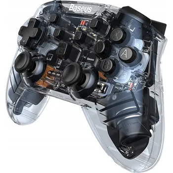 Herní ovladač Bezdrátový ovladač pro konzoli Nintendo Switch, průhledný