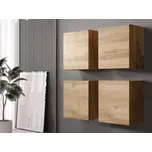 Nábytek do obývacího pokoje Veneti, odstíny hnědé cappucino