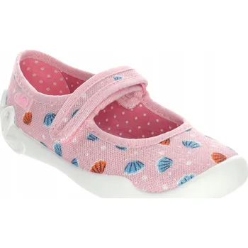 Dívčí bačkory BEFADO BALERÍNKY TEXTILNÍ BOTY PAPUČE 114X529 R.30