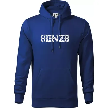 Pánská mikina Řetěz - Vaše jméno - Mikina pánská Cape s kapucí - 4XL ( Královská modrá )