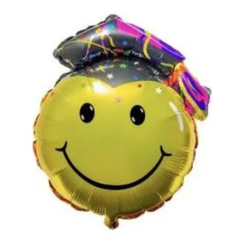 Balónek Balon foliowy emotikon Absolwent