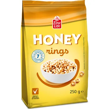 Výhodná cena Fine Life Honey rings 250 g