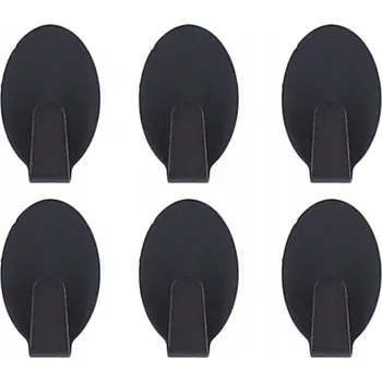 Věšák Samolepicí háček Cadro černý