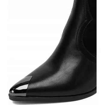 Dámské kozačky Deezee dámské kozačky černé 9353