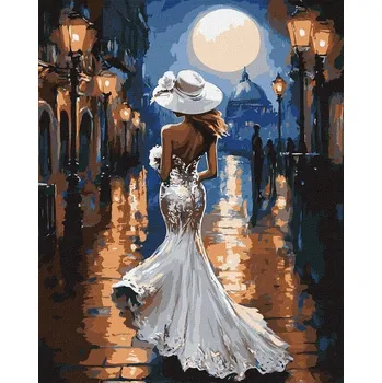 Malování podle čísel 40x50 IDEYKA na rámu